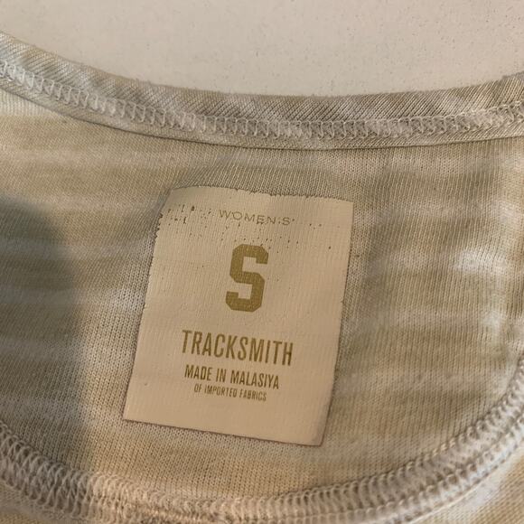 Tracksmith Tank Top Womens S Small Horizon Striped Racerback Dropcut Performance - Picture 7 of 12